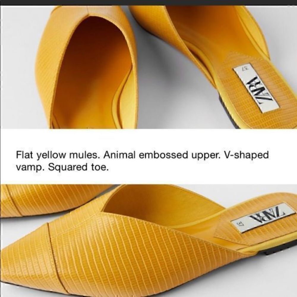 ZARA ANIMAL PRINT FLAT MULES - Picture 7 of 15